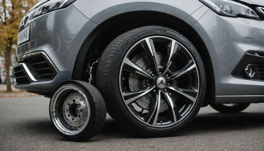 système anti vibration sur étrier de frein peugeot
