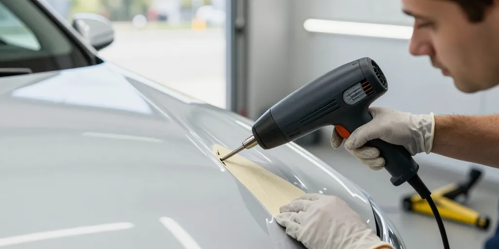 enlever flocage voiture