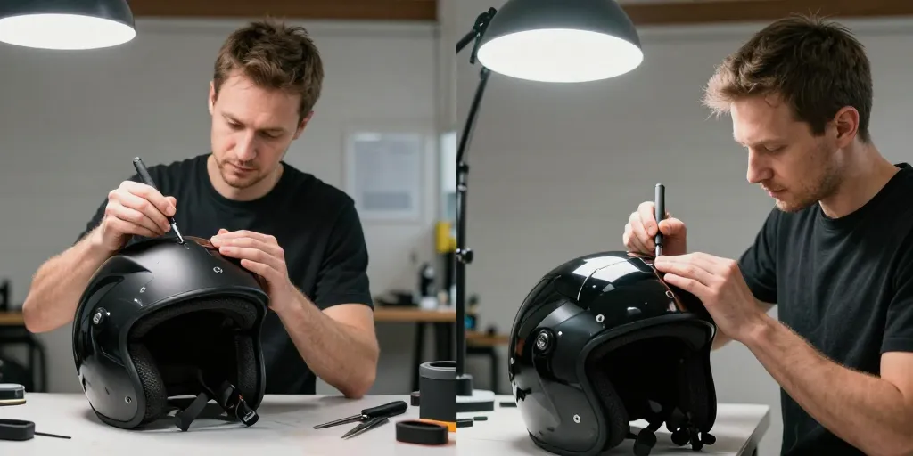 covering casque moto